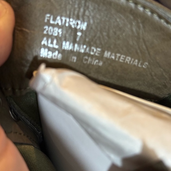 Seven7 Women's Olive Lace Up Boots w/zip-up option Size 7 NWT! - Picture 6 of 6